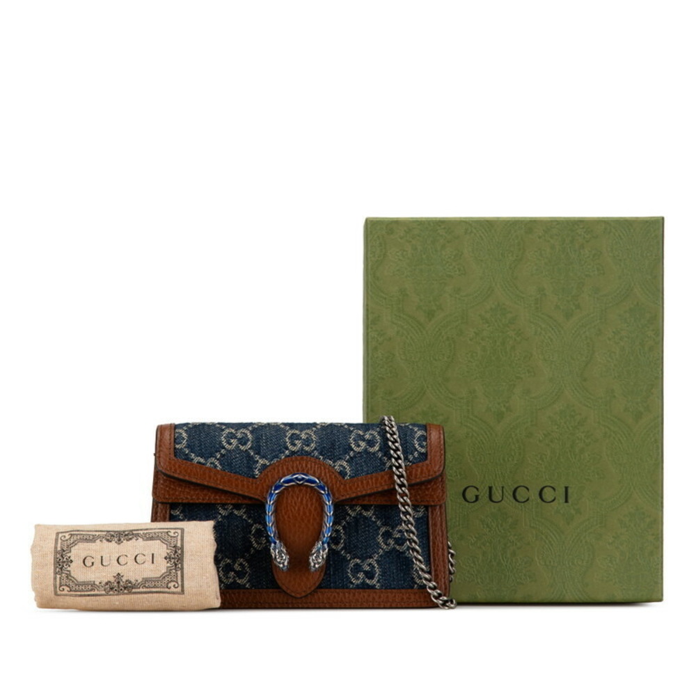 Gucci Gucci GG Denim Dionysus Shoulder Bag 476432 Denim Crossbody Bag 476432 - Picture 6 of 7